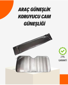 Gelişmiş Yansıtıcılı Katlanabilir Araç Güneşliği – Alüminyum & Süngerli İzolasyon Teknolojisi