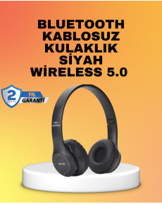 Mikrofonlu Kablosuz Kulaklık | Uzun Pil Ömrü ve Stereo Ses Performansı